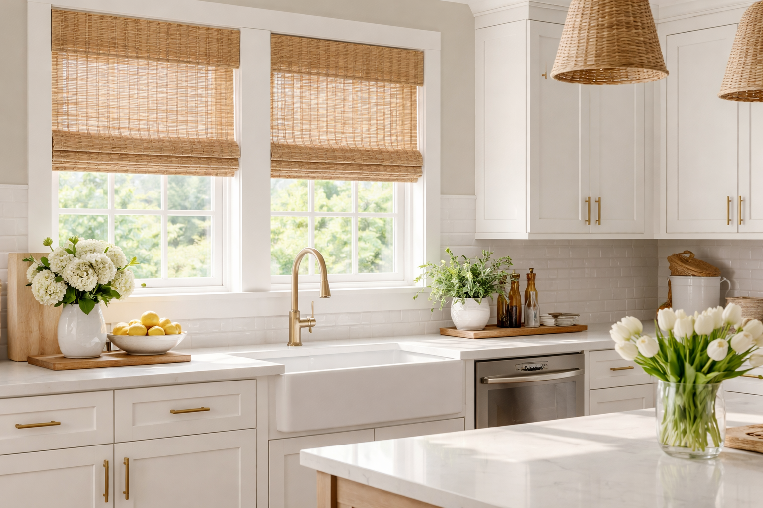 window treatments for kitchen