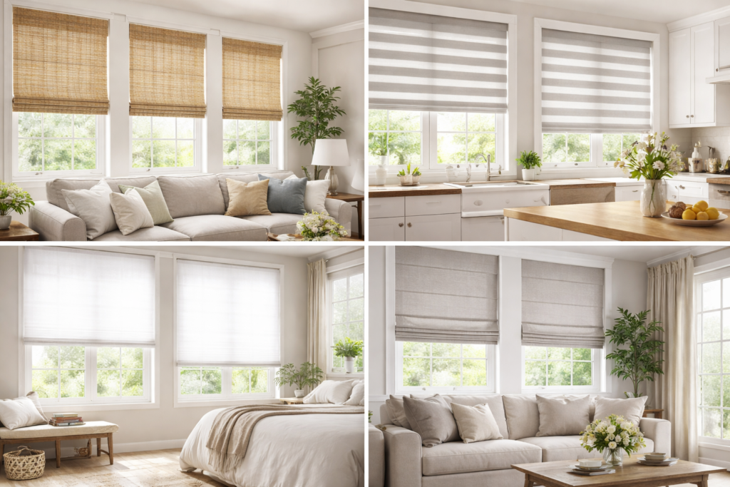 shades window treatments ideas