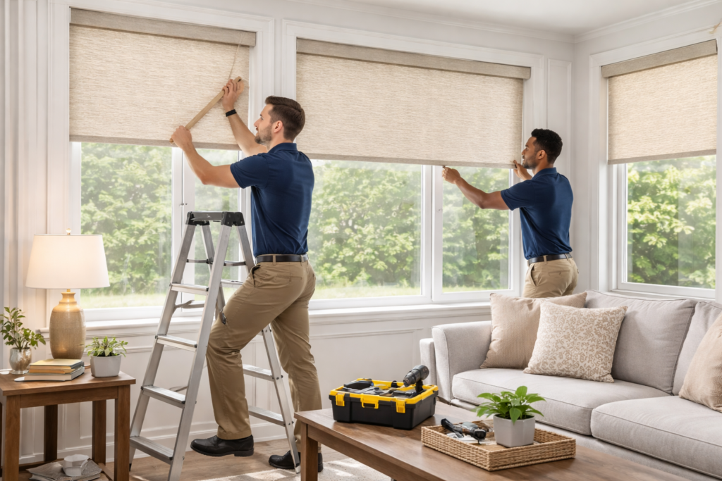 window shades installation company