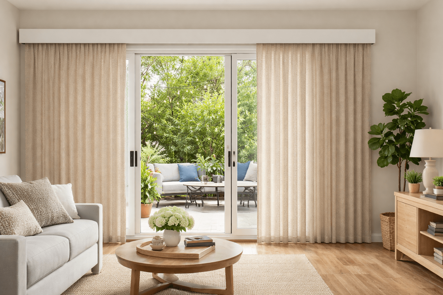 Sliding Door Shades Idea Options