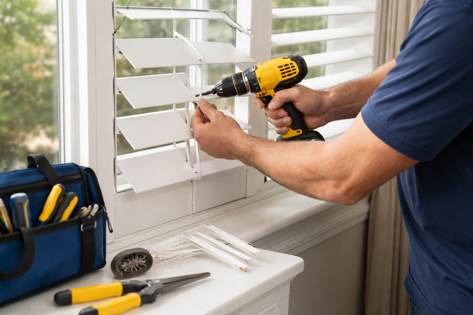 fix broken window shutter