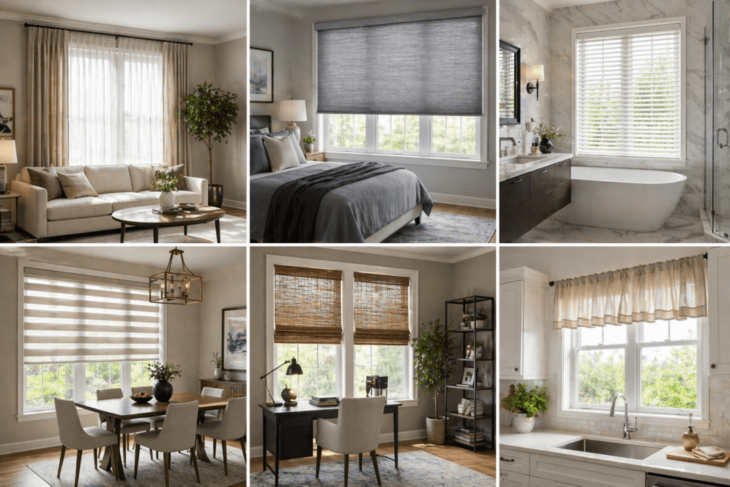 Which Window Treatment Is Best for Different Rooms?