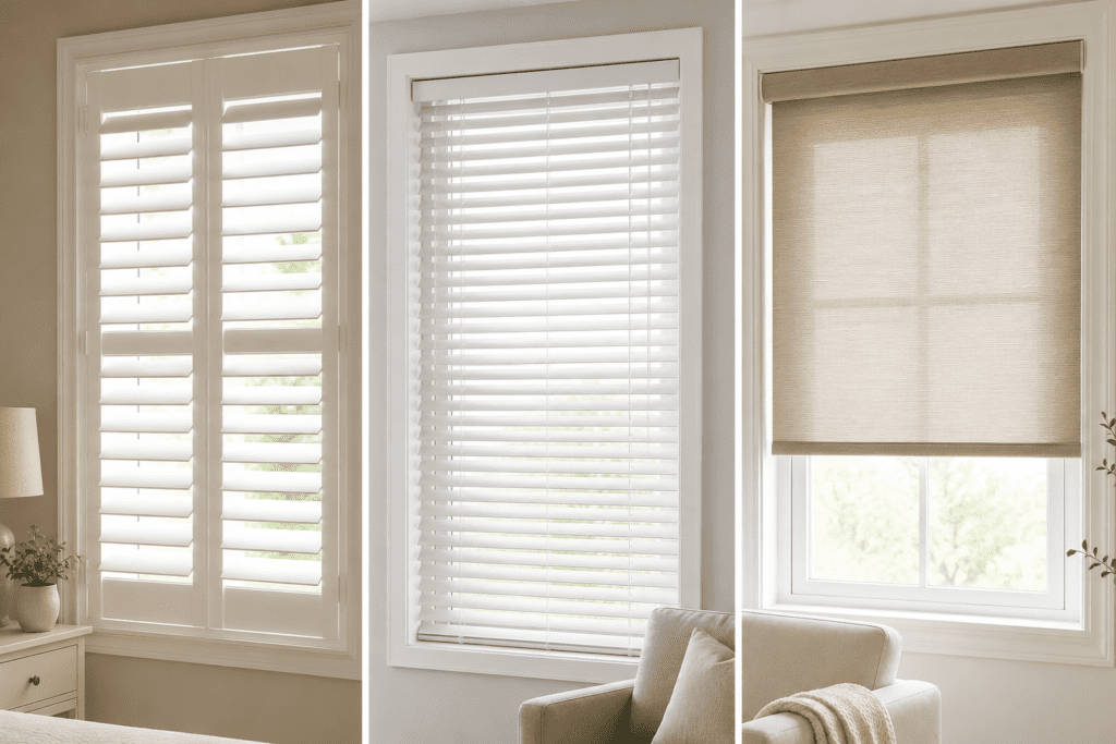Shutters vs Blinds vs Shades