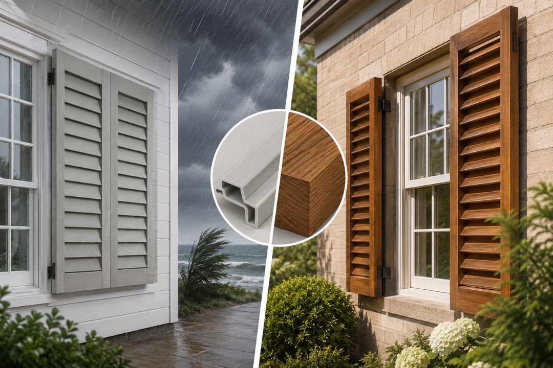 composite vs wood shutters