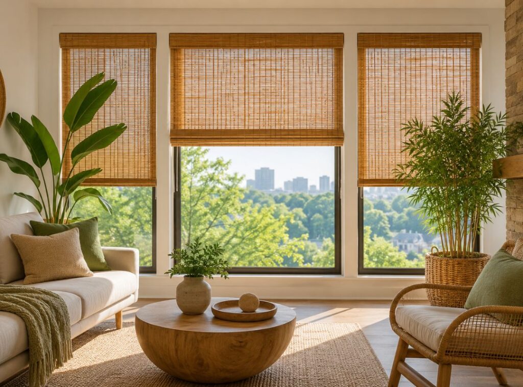 bamboo shades in raleigh, nc natural & eco style