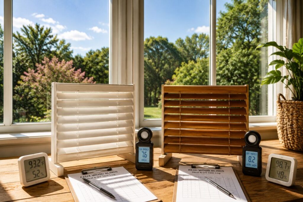 heat and uv test sun exposure over a full summer