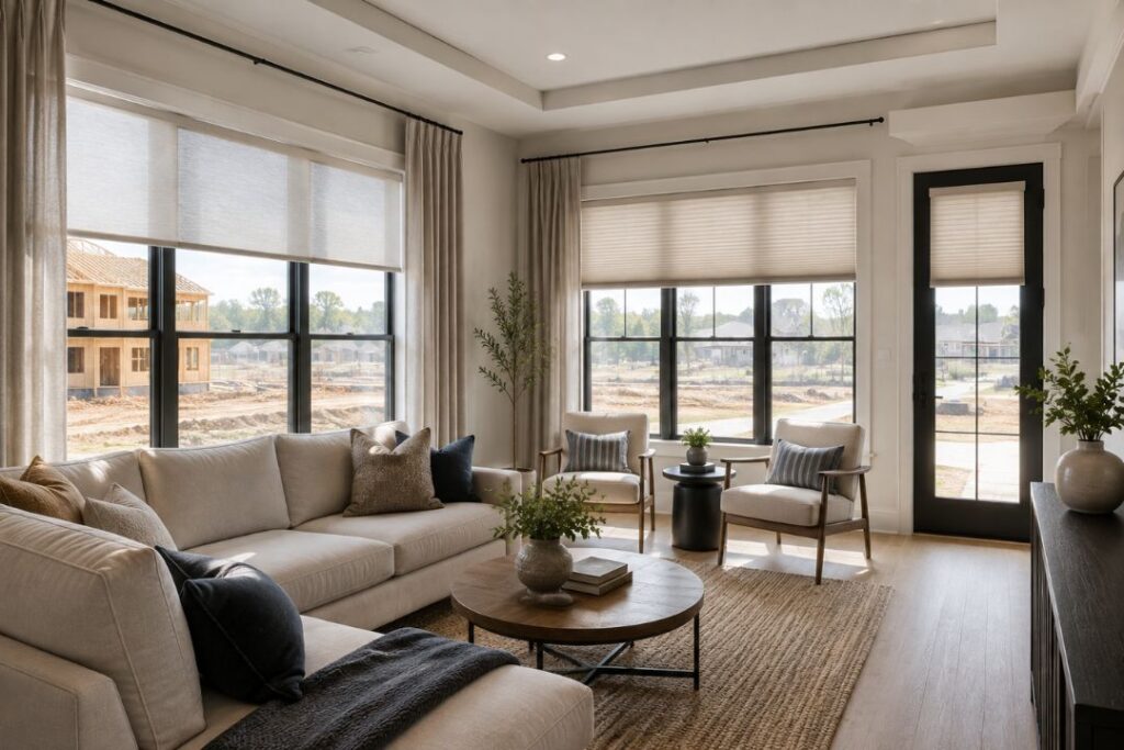 window treatments for new-construction homes
