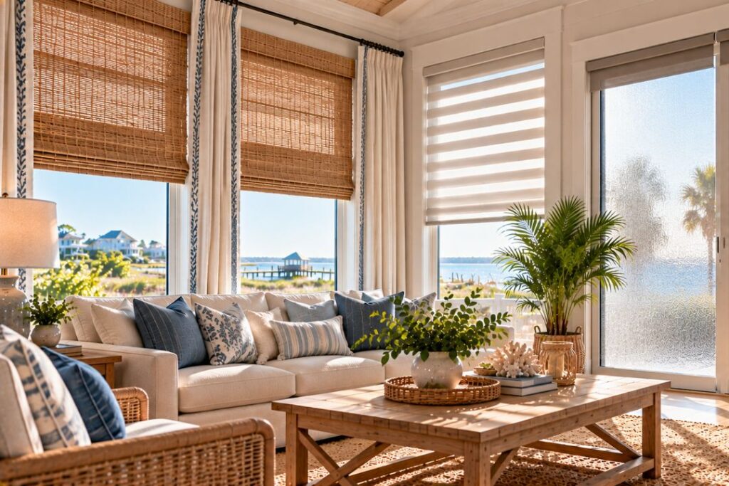 privacy window treatment ideas for wilmington, nc homes