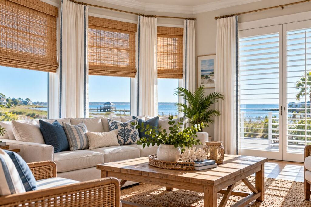 what are the best window treatments for a wilmington coastal home