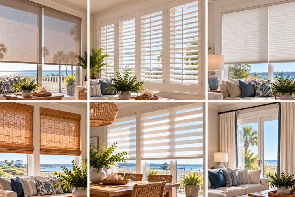 which window coverings work best for strong sunlight
