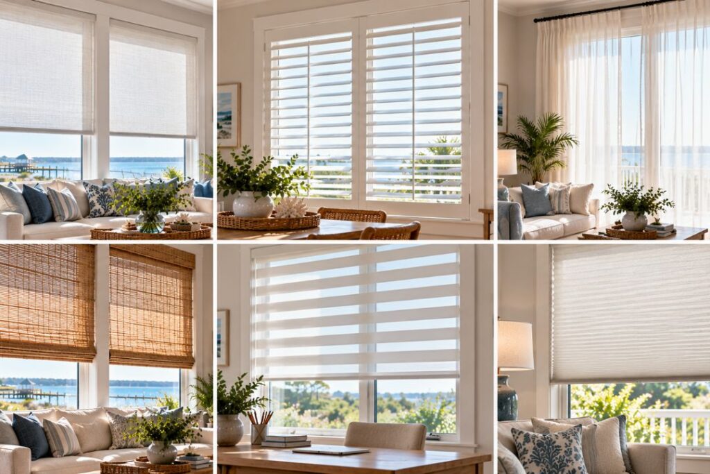 which window treatments reduce glare without darkening a room