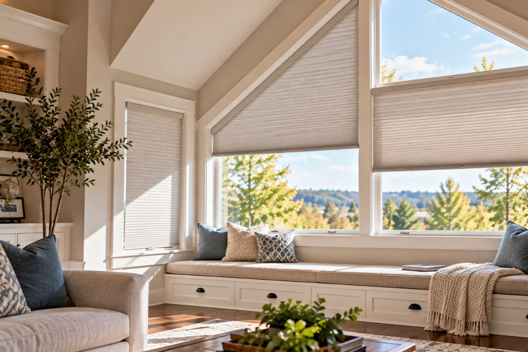 window covering solutions for difficult windows in north carolina homes