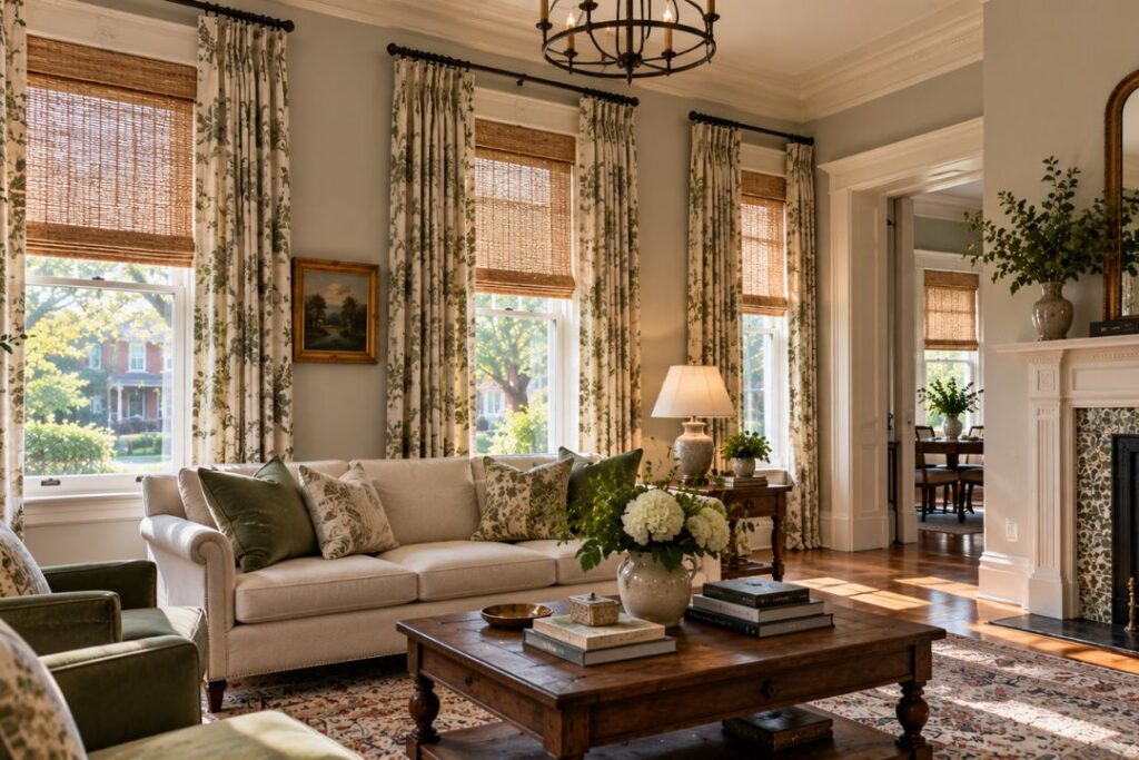 window treatment ideas for historic homes in greenville, sc