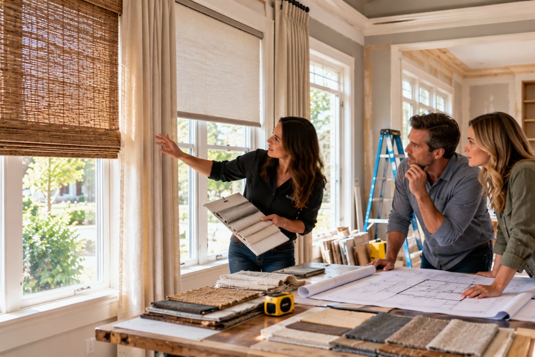 window treatments for home remodeling in mocksville, nc