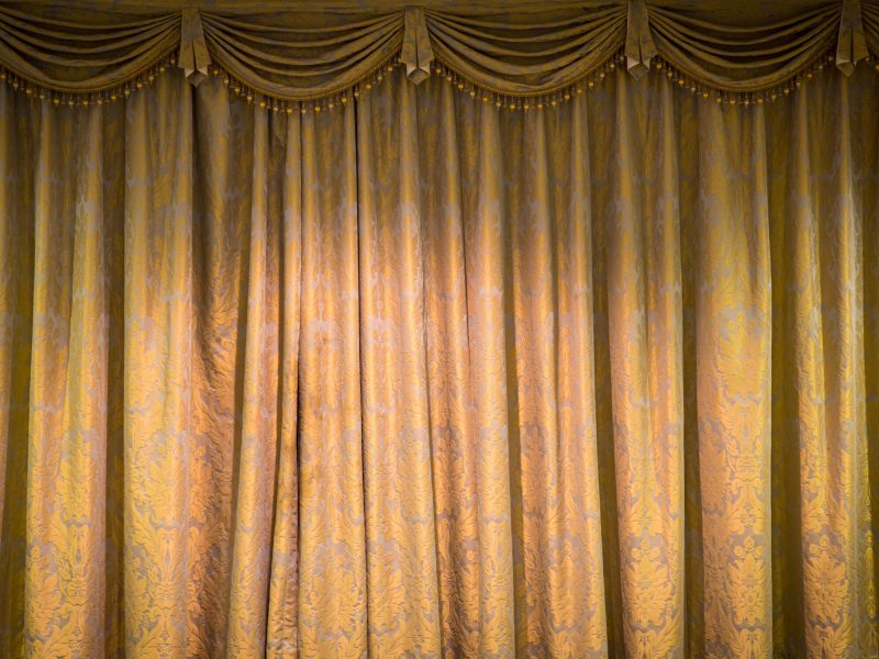 Beautiful vintage curtain background