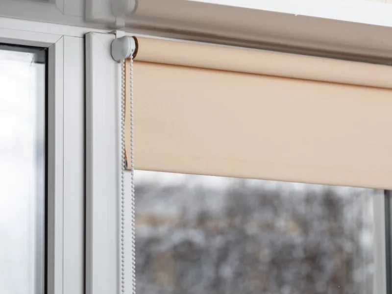 Windows covering installed, NC